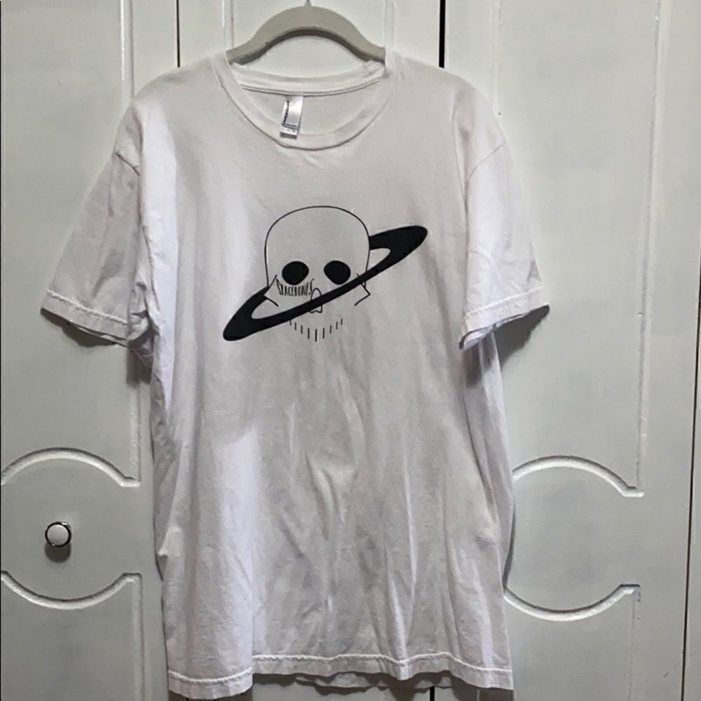 American Apparel Graphic Tee shirt White size L
